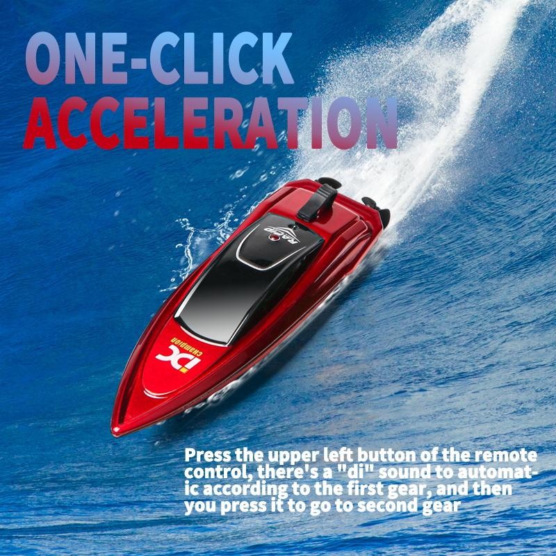 Jual Mini Rc Boat 5Km/H Radio Remote Controlled High Speed Ship With ...