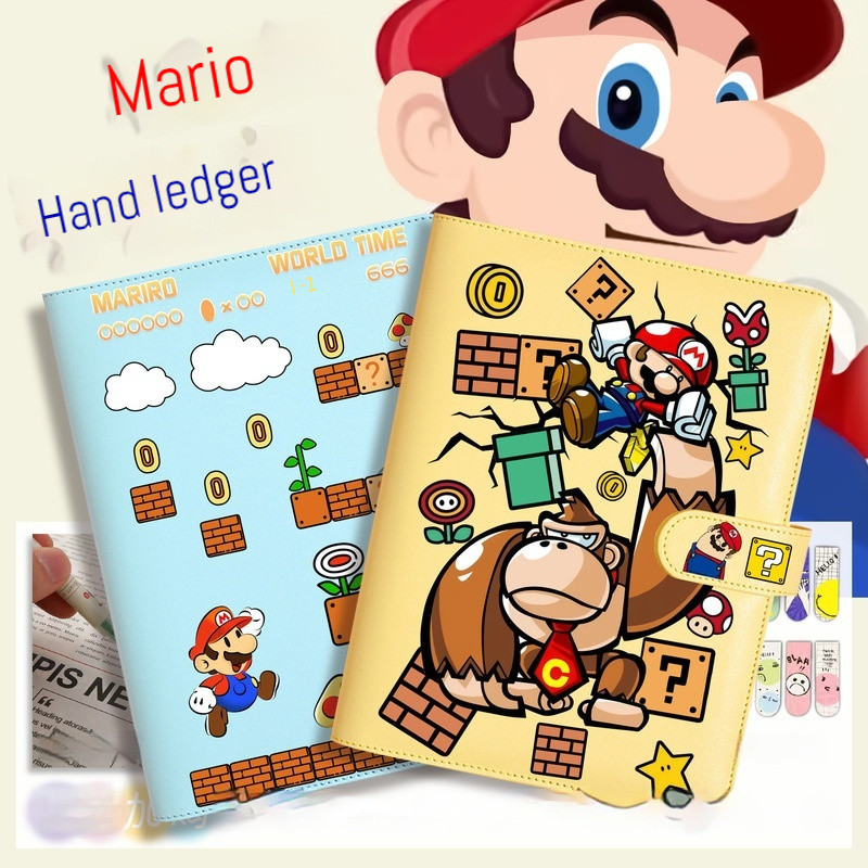 Jual Miniso Cute Birthday Gift A6 Magnetic Buckle Notebook Handbook ...