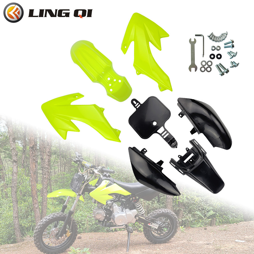 CRF50 SSR SDG Plastic Fairing Kit - Body Cowl For 50cc 70cc 110cc 125cc Dirt Bikes (Green) - View #6