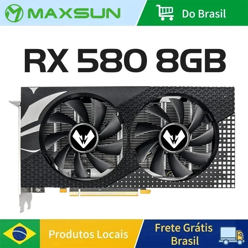 Jual MAXSUN Graphics Cards New AMD Radeon RX580 2048SP 8G GDDR5 256bit ...