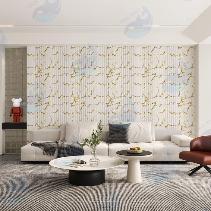 Jual Paus Biru - Wallpaper Sticker Dinding 3D Premium Xpe Foam, Tebal ...