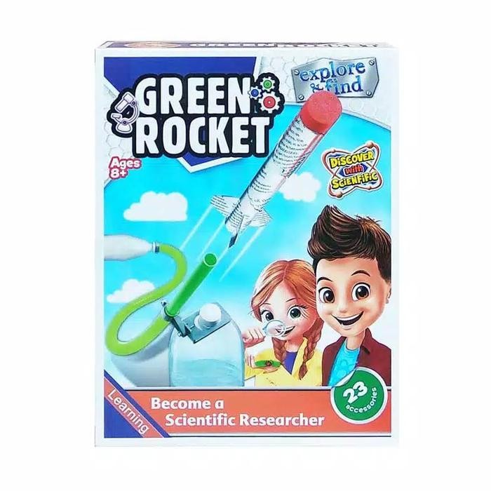 Jual Mainan Edukasi Anak Science Experiment Green Rocket | Shopee Indonesia
