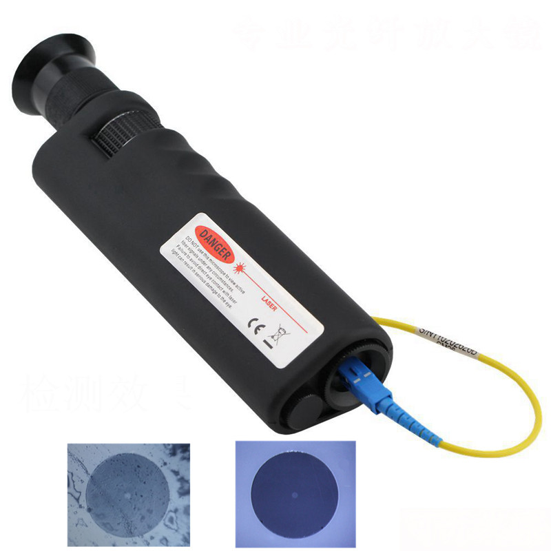 Jual JUAL Digital mini 400X Fiber Optic Inspection Microscope Hand Held ...