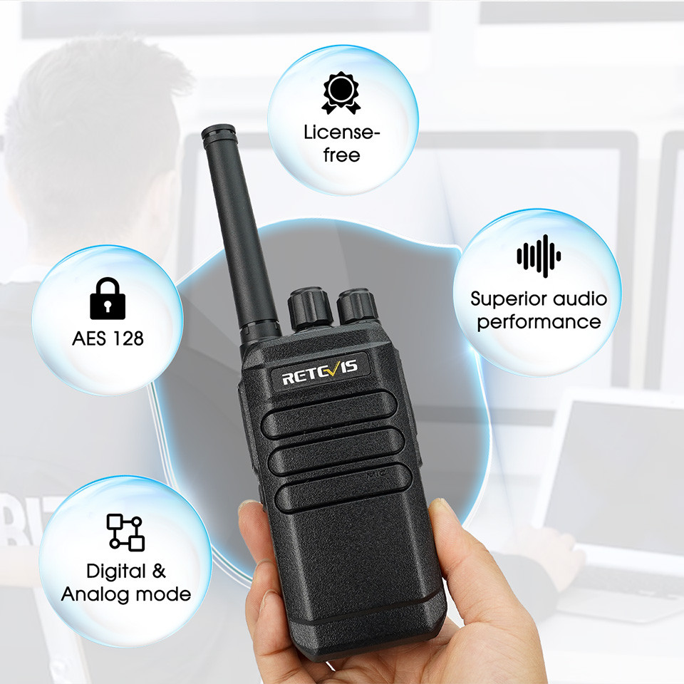 Retevis RT40 DMR Radio, Talkie Walkie Longue Portée