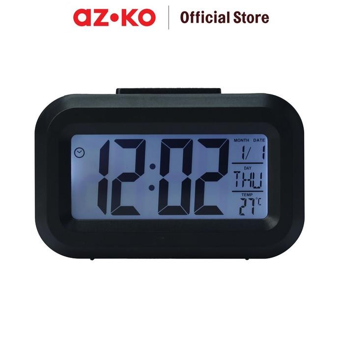 Jual 43K0 Azko Arthome Jam Meja Lcd Digital Booster Nsn020 Desk Clock ...