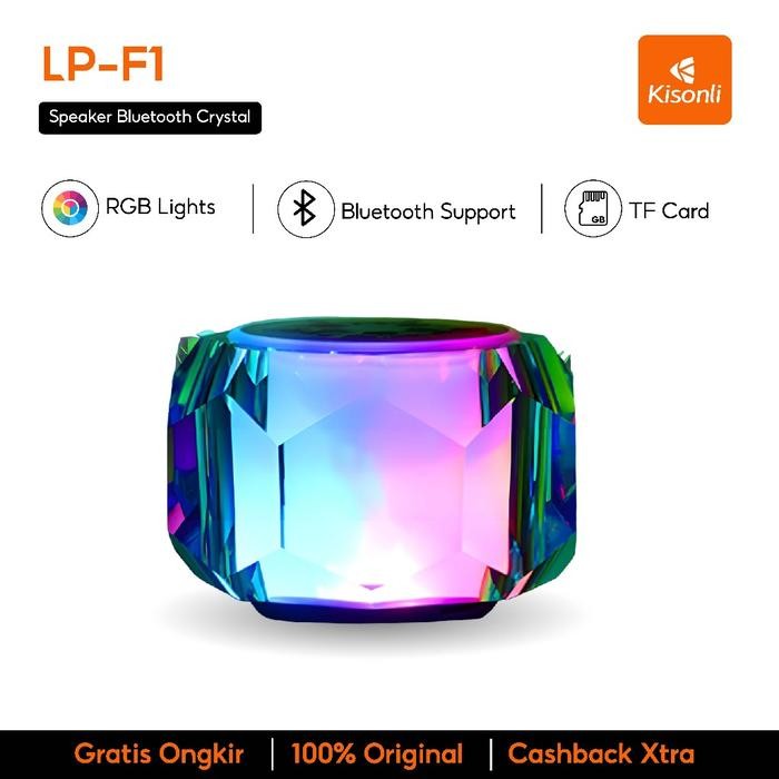 Jual Kisonli - Speaker Bluetooth Crystal Lp-F1 Subwoofer 3W Super Bass ...