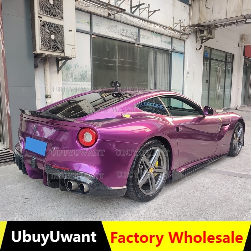 Jual For F12 Rear Spoiler Wing Real Carbon Fiber DMC Style Boot Duck ...