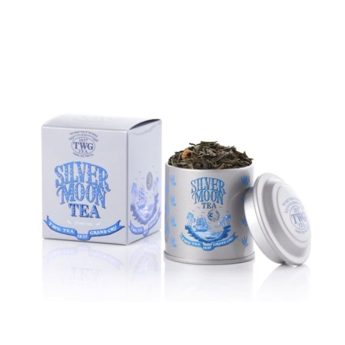 Jual Authentic TWG Silver Moon Tea 25g Mini Tin Loose Leaf Teas Daun ...