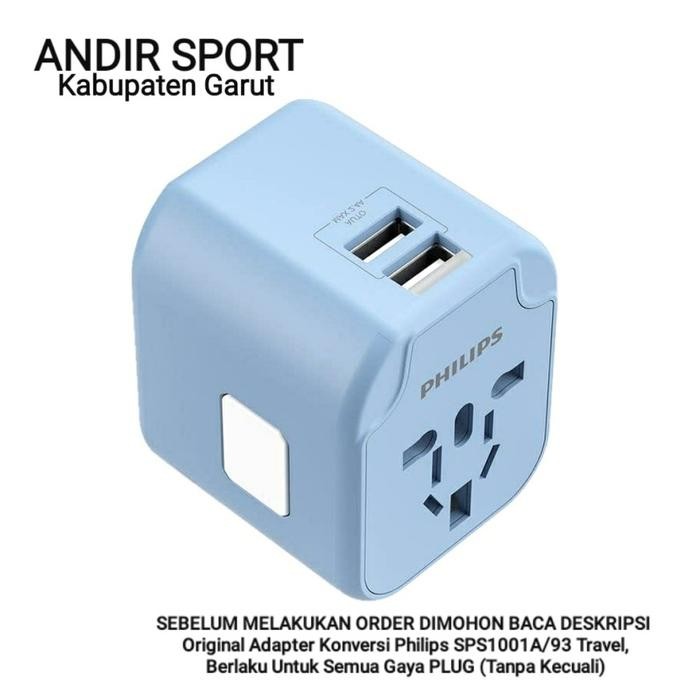 Jual Philips Universal Travel Adapter Power Conversion Plug Charger ...