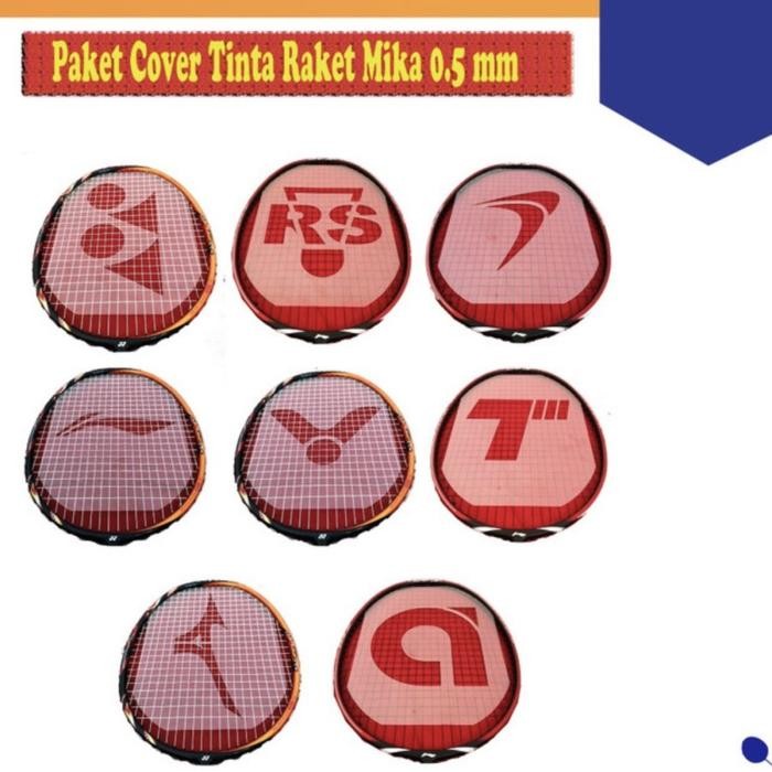 Jual Badminton Cover stencil CARD LOGO RAKET CETAKAN SENAR RAKET ...