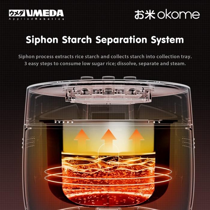 Jual Umeda OKOME Low Sugar Smart Rice Cooker | Shopee Indonesia