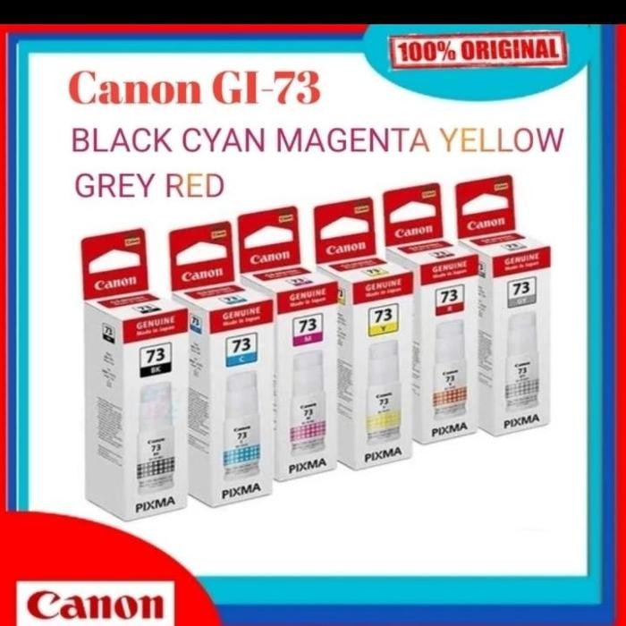 Jual Tinta Canon Printer Ink Bottle GI-73 for G570 I G670 Original by ...