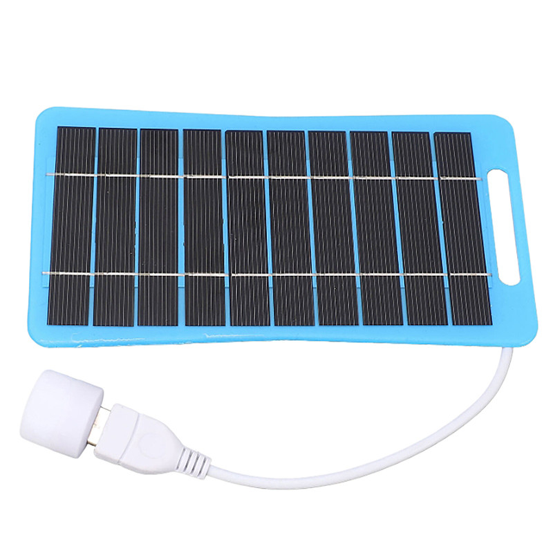 Jual 5V/5W Small Solar Panel With USB DIY Monocrystalline Silicon Solar ...