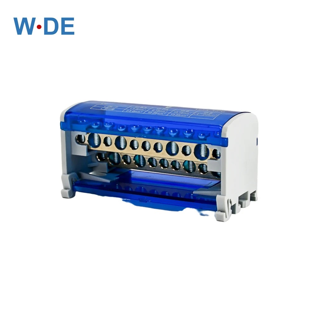 Jual Din Rail Terminal Block Distribution Block Box Wdh211 Modular ...