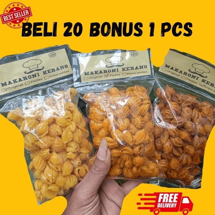 Jual PAKET HEMAT 10 PCS MAKARONI BANTET KEMASAN 50gr macaroni makroni ...