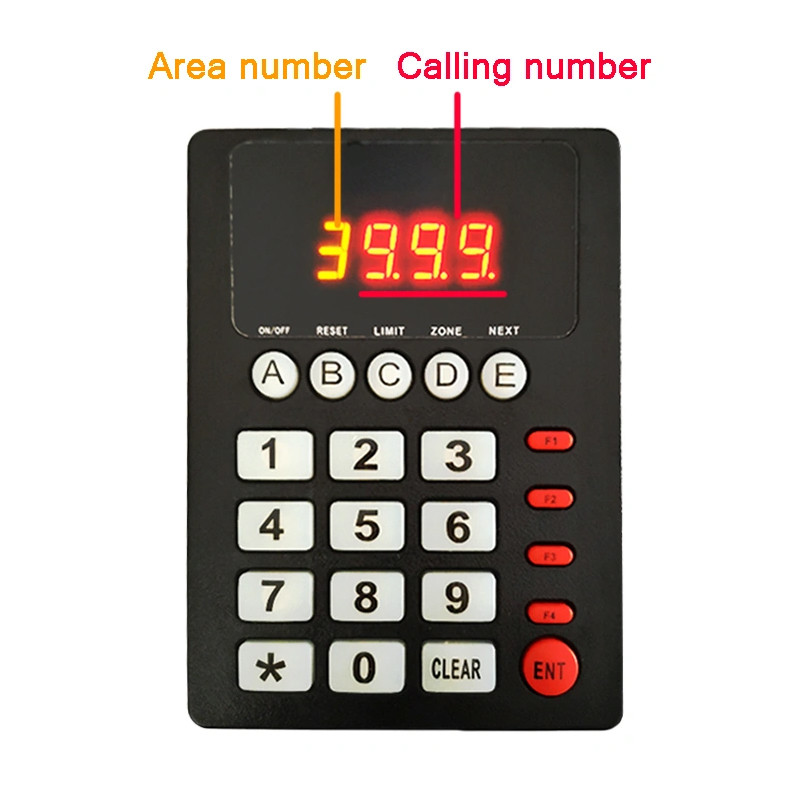 Jual Queue Paging System Restaurant Call for Service 1 Keyboard 1 ...