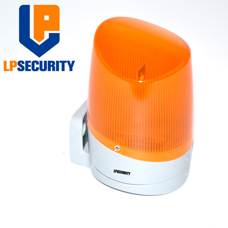 Jual Outdoor LED garage gate opener barrier gate mini flashing lamp ...