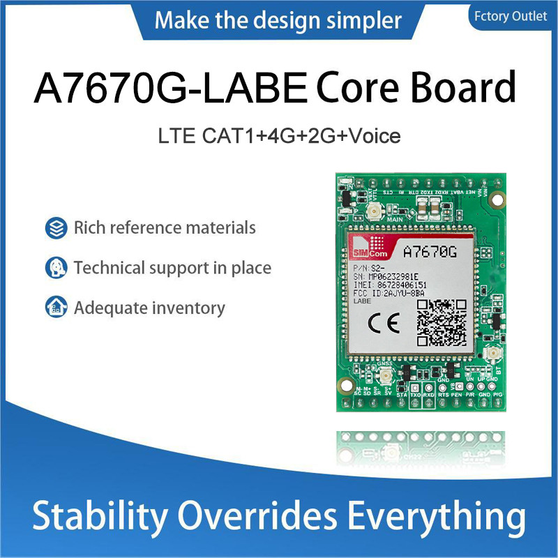 Jual SIMCOM A7670G-LABE Core Board LTE CAT1+4G+2G+Voice CC-MCore-A7670G ...