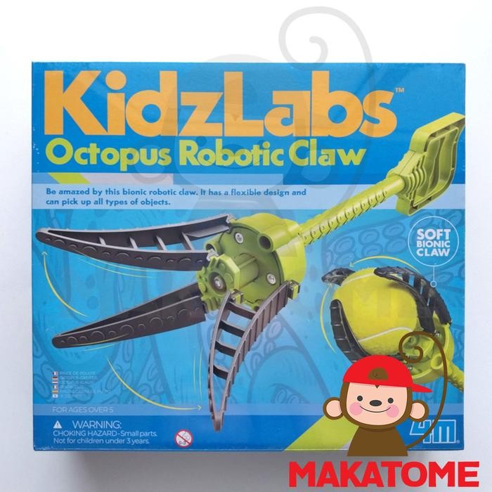 Jual 4M Octopus Robotic Claw Kidzlabs Kidz Kids Labs Lab Capitan Mainan ...