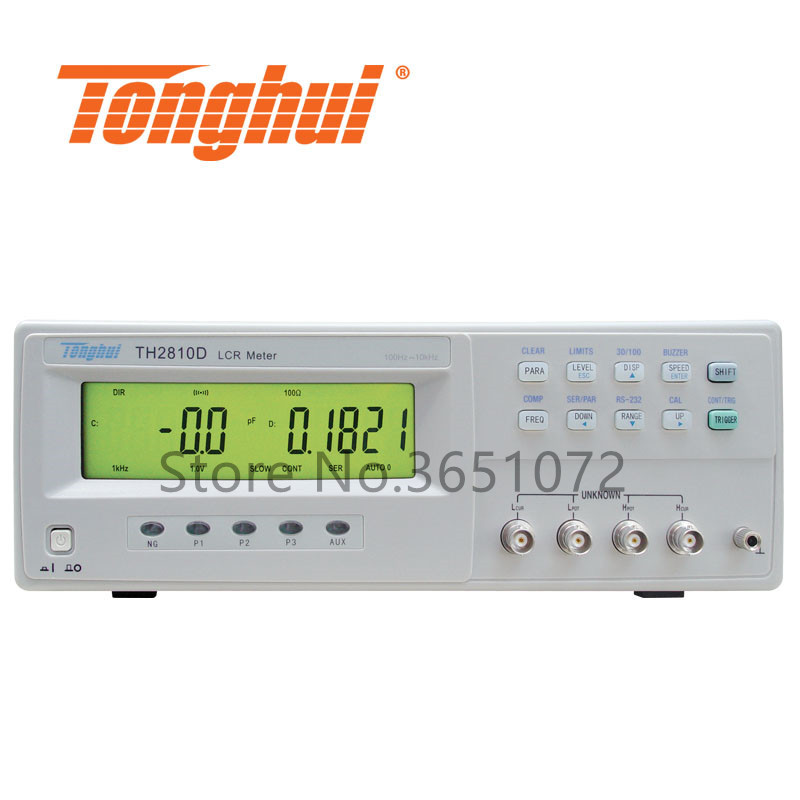 Jual BELI SEKARANG TH2810D Digital LCR Meter 100Hz, 120Hz, 1kHz, 10kHz ...