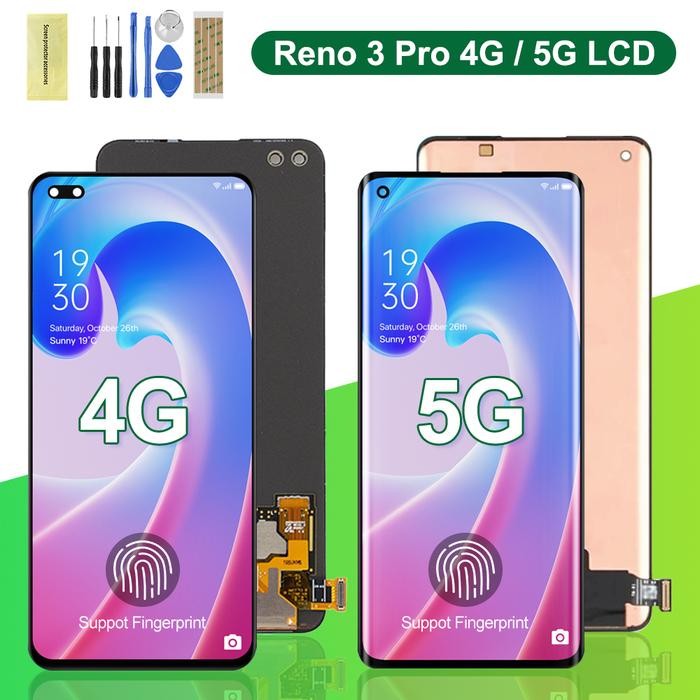 Jual For OPPO Reno3 Pro 4G CPH2035 CPH2037 LCD Display Touch Screen ...