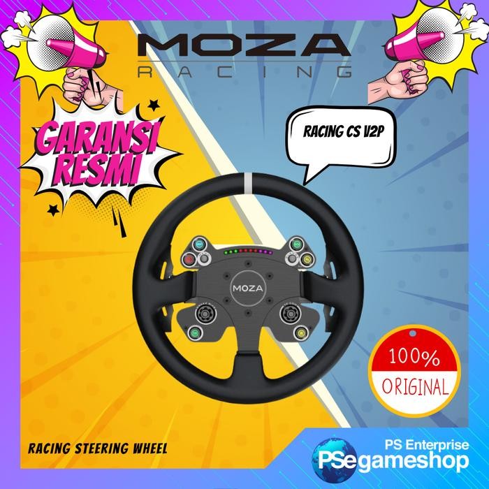 Jual TERBARU!!! Moza Racing CS V2P Steering Wheel CSV2P | Shopee Indonesia