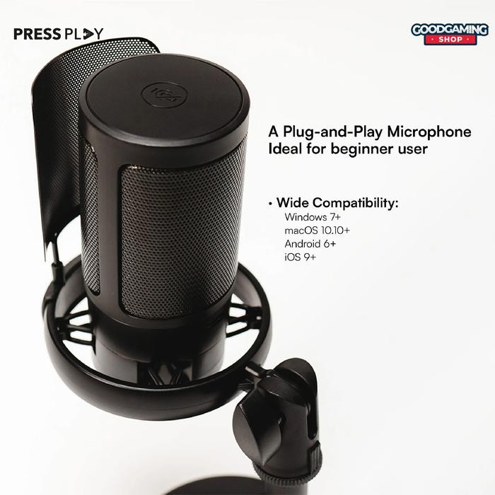 Jual Pressplay PODIUM C Condenser Microphone Type-C USB by Press Play ...