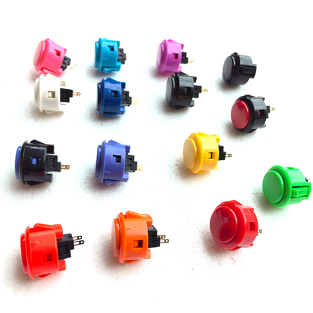 Jual Japan Original SANWA Push Button OBSF 30mm 24mm Coin Neo Geo Board ...