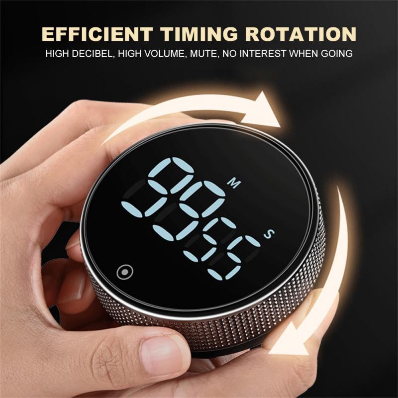 Jual BARU Magnetic Kitchen Timer LED Digital Timer Manual Countdown ...