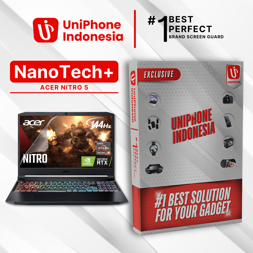 Jual UniPhon EPU BIO GENESIS Hydrogel for ACER Nitro 5 Screen Guard ...