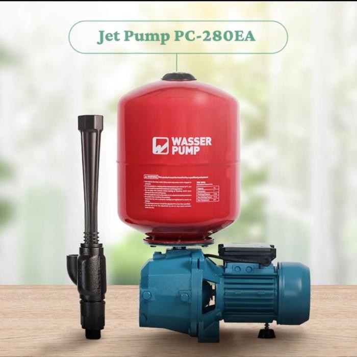 Jual WASSER PC-280EA Pompa Sumur Dalam/JetPam/JetPump komplit set ...