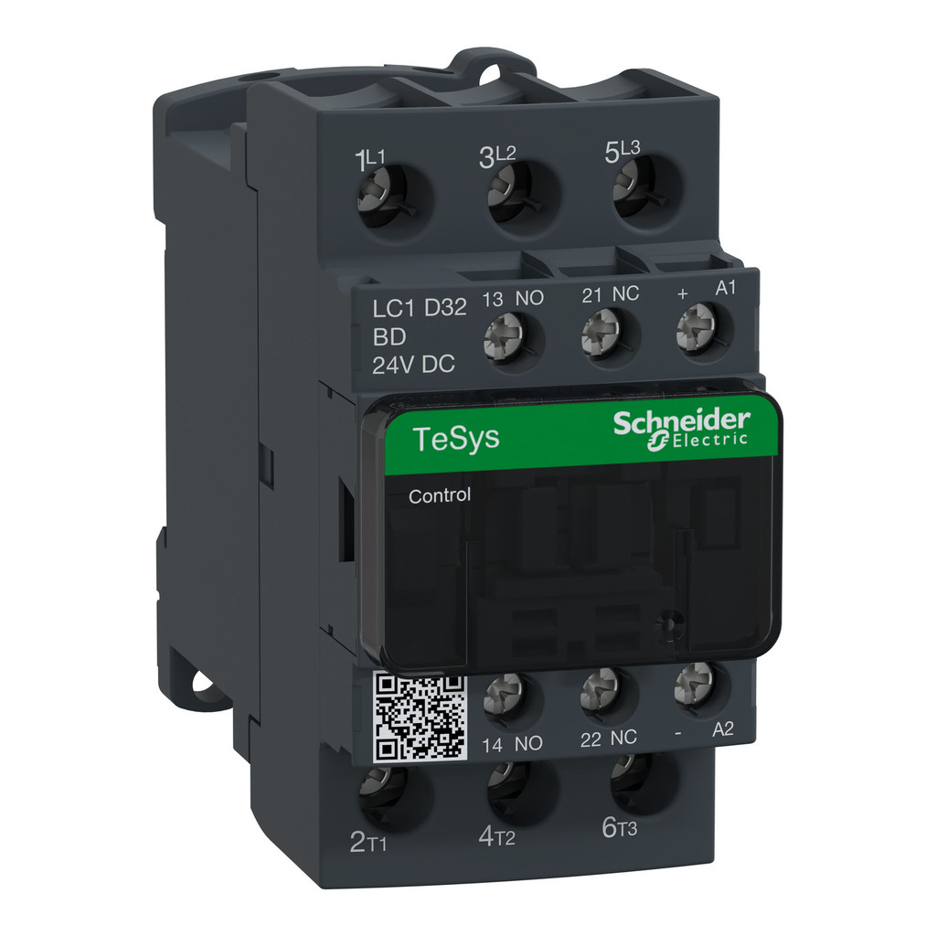Schneider Kontaktor LC1D32BD 3P 32A  24VDC 24V | magnetic contactor | BD