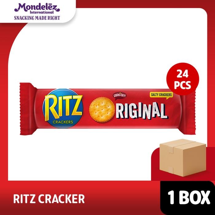 Jual RITZ BISKUIT CRACKERS ORIGINAL 100 GR - 1 Dus Isi 24 pcs - Biskuit ...