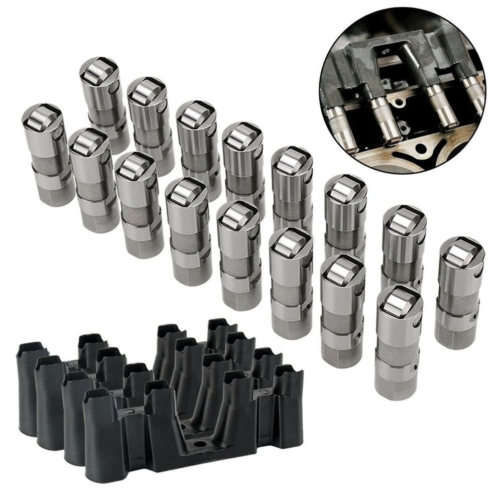 Jual New Engine Hydraulic Roller Lifters Guide Trays Set for Chevrolet ...