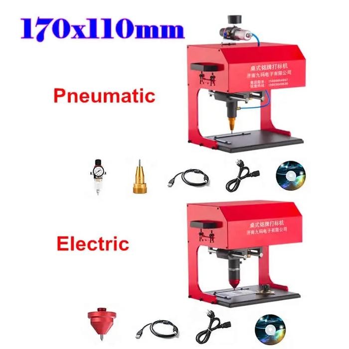 Jual Metal signage nameplate marking machine 170x110mm pneumatic ...