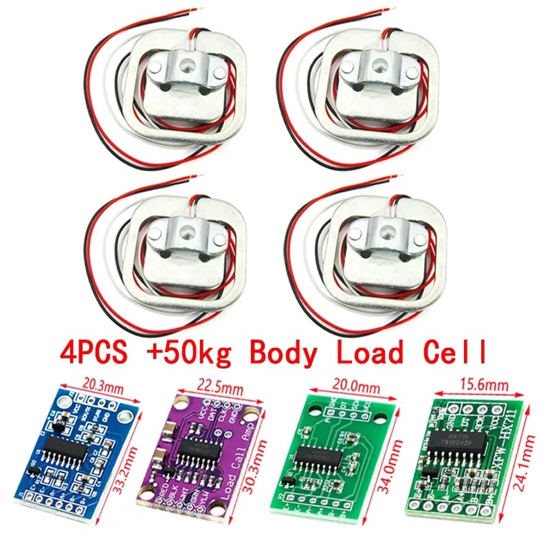 Jual Hx711 Ad Module Body Load Cell Weighing Sensor Pressure Sensor+ ...