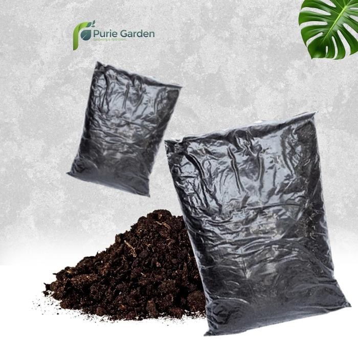 Jual Kascing Vermicompost Kompos Organik Bekas Cacing 1Kg - Pupuk ...