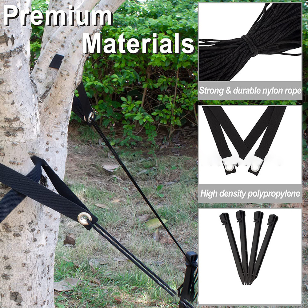 Jual Tree Stake Kit Tree Stakes Straps Rope Young Trees Anchoring Kit ...