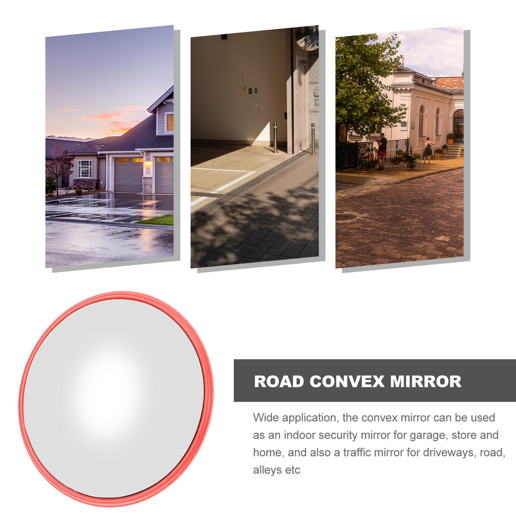 Jual Round Convex Mirror 30cm Indoor Reflector Security Anti-theft Wide ...