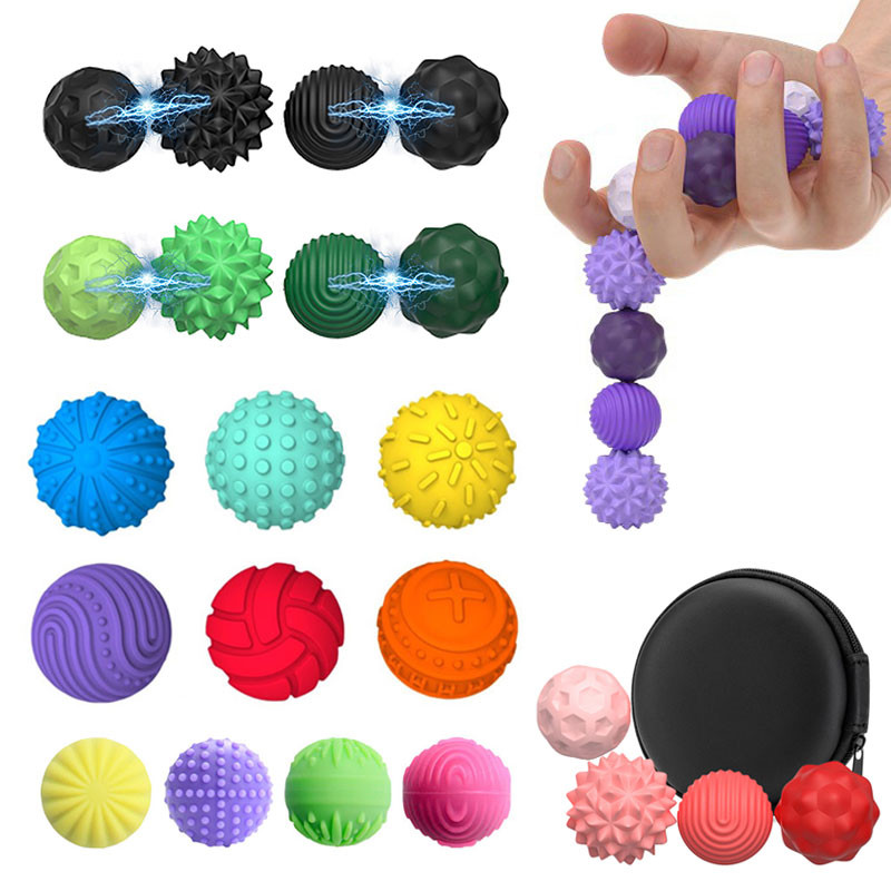 Jual Fidget Toys Kids Sensory Magnetic Ball Decompression Game Adult ...