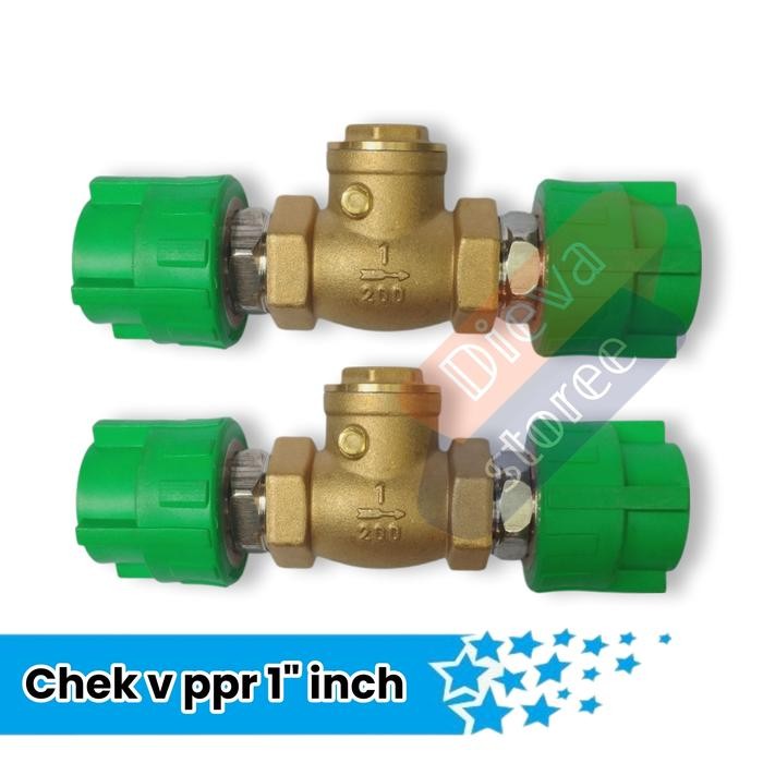 Jual CHECK VALVE BRASS PPR 1