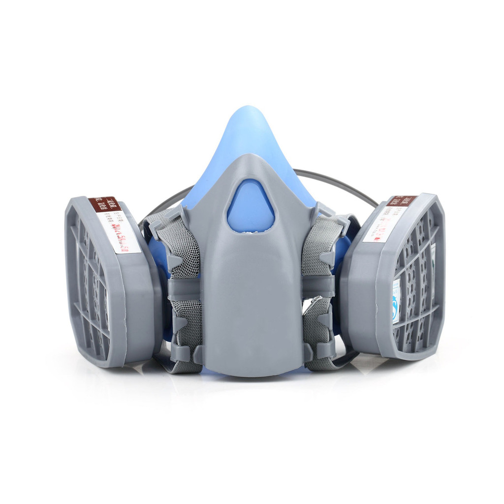 Jual YILE Masker Gas Respirator Half Face Industrial Dual Filtration 95 ...