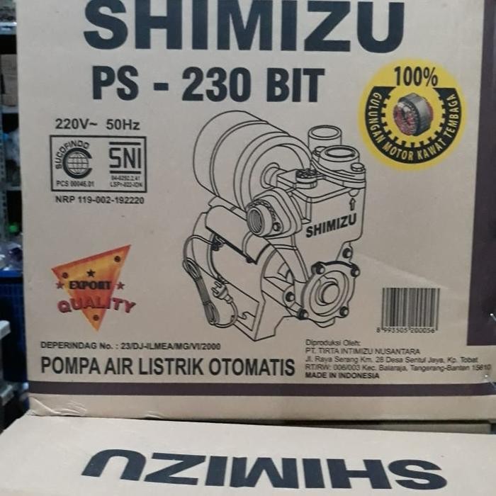 Jual SHIMIZU PS 230 BIT POMPA AIR | Shopee Indonesia