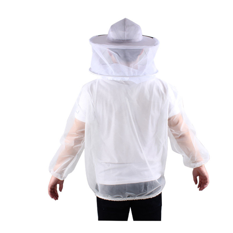 Jual 2PCS Beekeepers Bee Keeping Cap Veil Coat Clothing Jacket Hoodie ...
