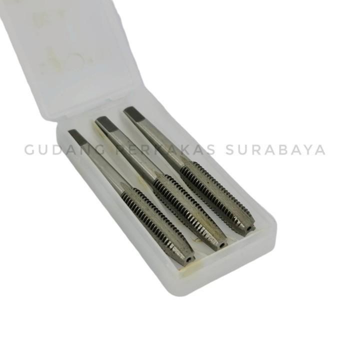 Jual HAND TAP SET 1/4 x 20 BSW TAPER/PLUG/BOTTOM TAP DRAT BAUT HAN TAP ...