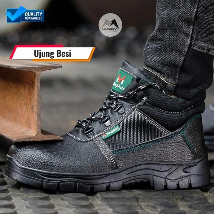 Jual Sepatu Safety Jogger Sefty Pria Kulit Kerja Proyek - Wyman High ...