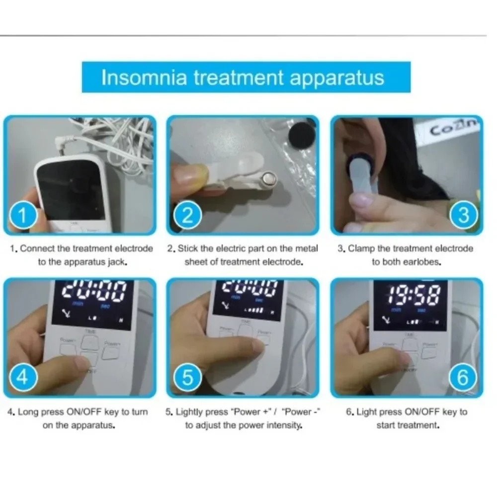 Jual BARU Electrotherapy Cranial Stimulation Device Machine Sleep Aid ...