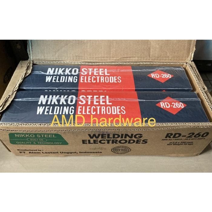 Jual Kawat Las 3,2 Mm Rd260 Nikko Steel Welding Electrode Mma 3.2Mm Isi ...