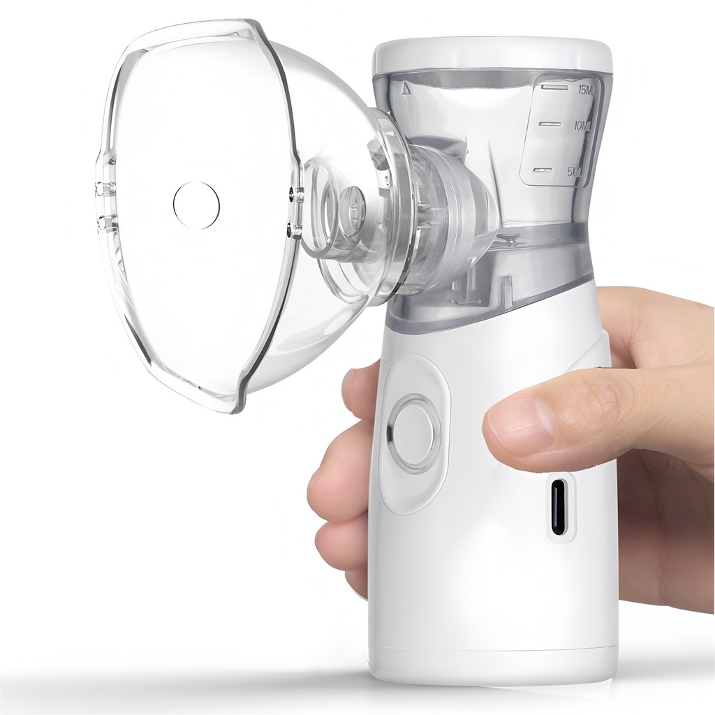 Jual Rechargeable Mini Nebulizer Adjustable Portable Medical Silent ...
