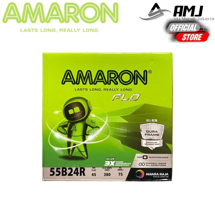Jual AMARON HI LIFE FLO AKI MOBIL DAIHATSU XENIA NS60 / 55B24R - 45AH ...